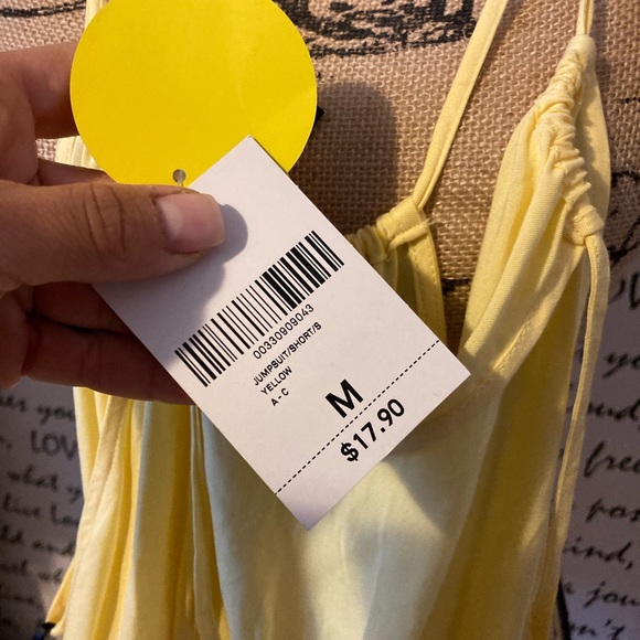 Forever 21 Yellow Sleeveless Jumpsuit - Picture 6 of 6